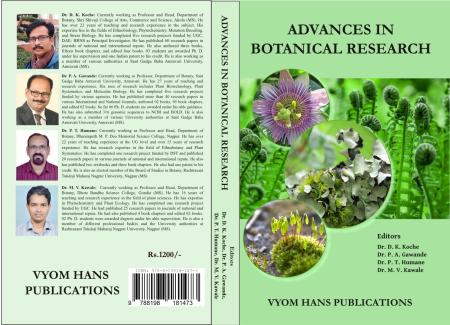 ADVANCES IN BOTANICAL RESEARCH 
